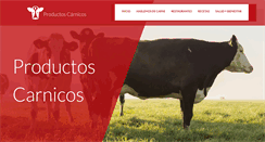 Desktop Screenshot of productoscarnicos.com