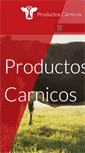 Mobile Screenshot of productoscarnicos.com